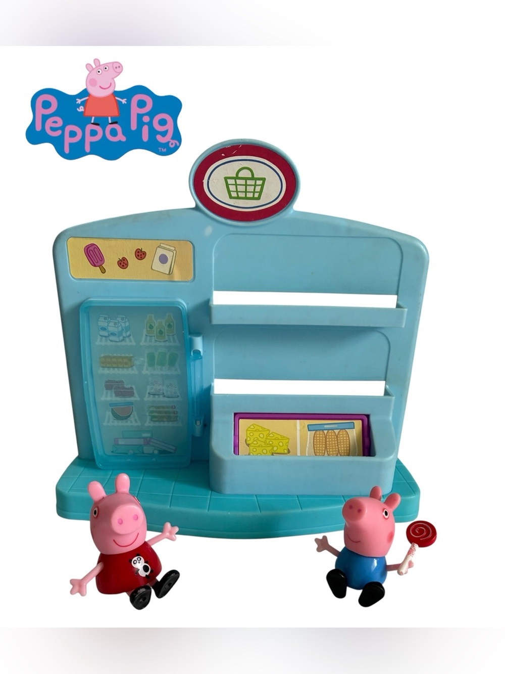PEPPA PIG SUPERMARKET PLAY SET FIGURINES GEORGE